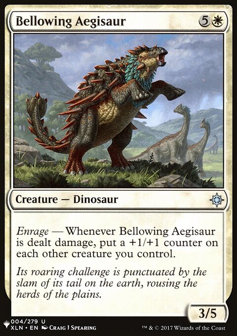 Bellowing Aegisaur, The List #XLN-4, Magic: The Gathering card