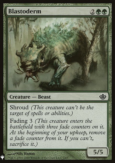 Blastoderm, The List #DDD-7, Magic: The Gathering card