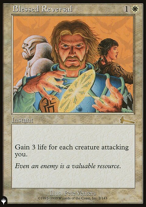 Blessed Reversal, The List #ULG-2, Magic: The Gathering card
