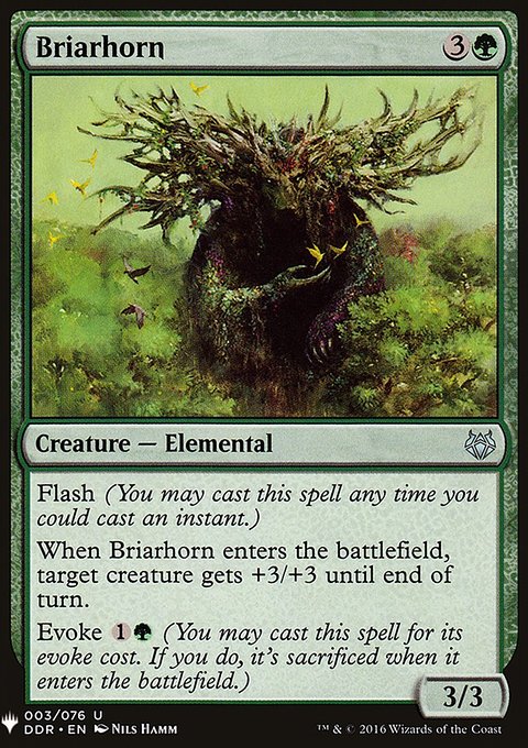 Briarhorn, The List #DDR-3, Magic: The Gathering card