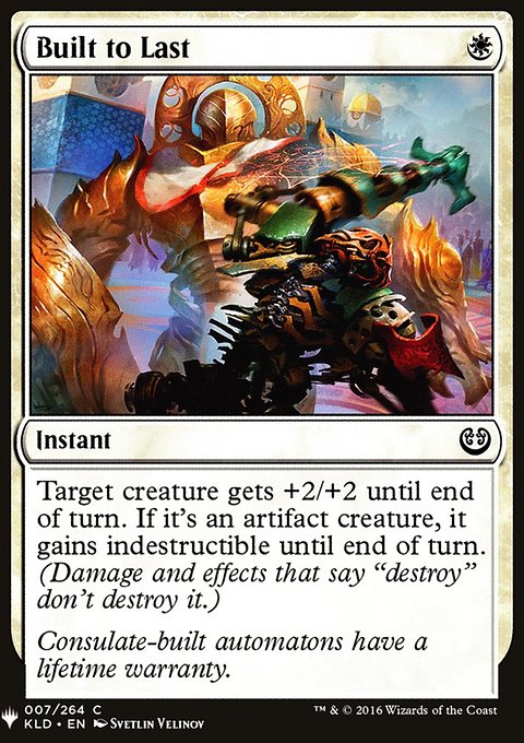 Built to Last, The List #KLD-7, Magic: The Gathering card