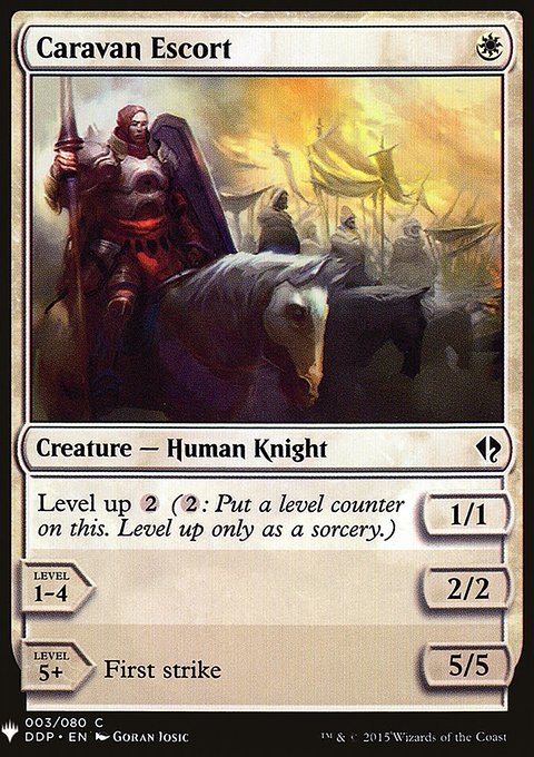 Caravan Escort, The List #DDP-3, Magic: The Gathering card