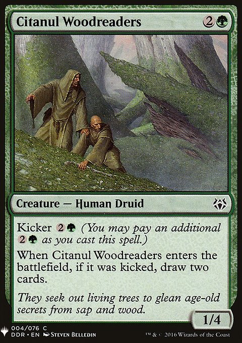 Citanul Woodreaders, The List #DDR-4, Magic: The Gathering card