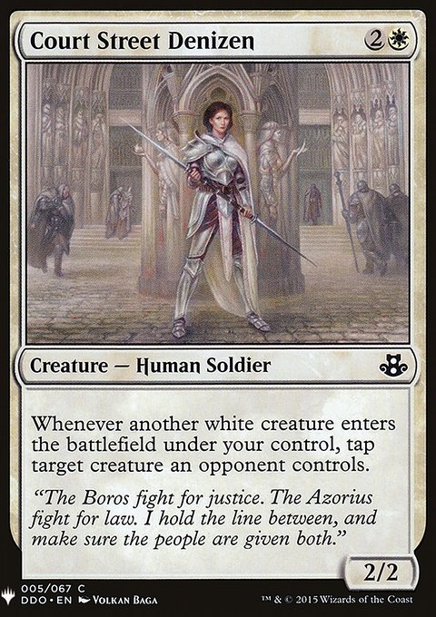 Court Street Denizen, The List #DDO-5, Magic: The Gathering card
