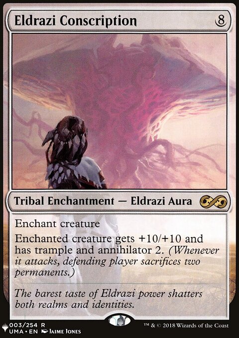 Eldrazi Conscription, The List #UMA-3, Magic: The Gathering card