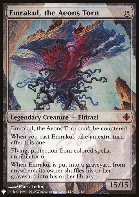 Emrakul, the Aeons Torn, The List #ROE-4, Magic: The Gathering card