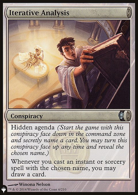 Iterative Analysis, The List #CNS-6, Magic: The Gathering card