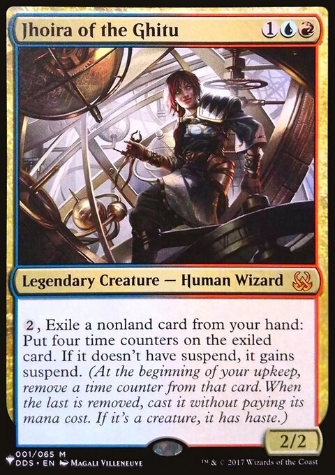 Jhoira of the Ghitu, The List #DDS-1, Magic: The Gathering card