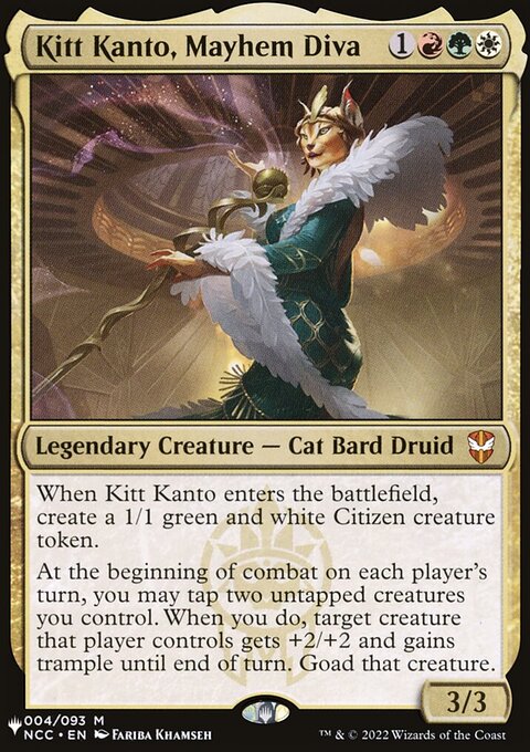 Kitt Kanto, Mayhem Diva, The List #NCC-4, Magic: The Gathering card