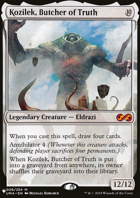 Kozilek, Butcher of Truth, The List #UMA-6, Magic: The Gathering card