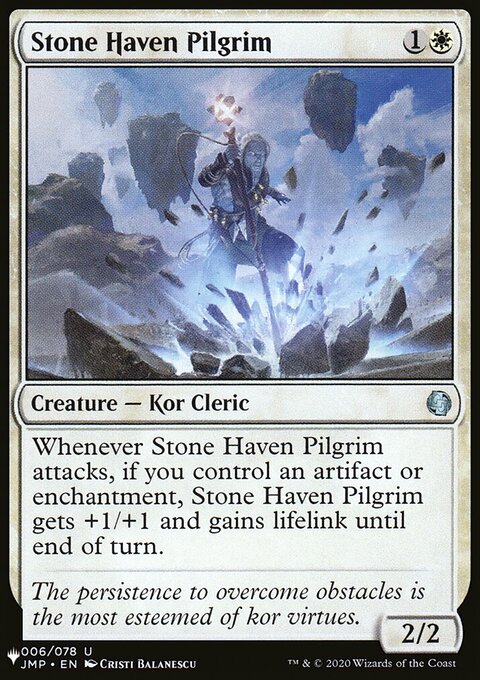 Stone Haven Pilgrim, The List #JMP-6, Magic: The Gathering card
