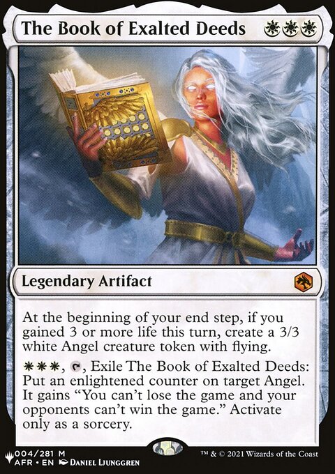 The Book of Exalted Deeds, The List #AFR-4, Magic: The Gathering card