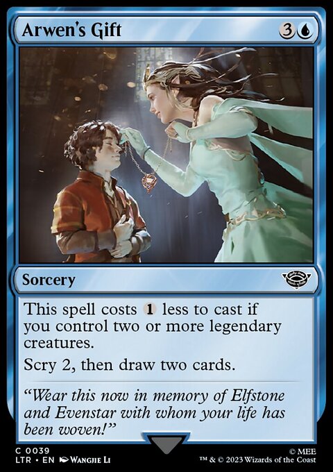 Arwen's Gift, The Lord of the Rings: Tales of Middle-earth #39, Magic: The Gathering card