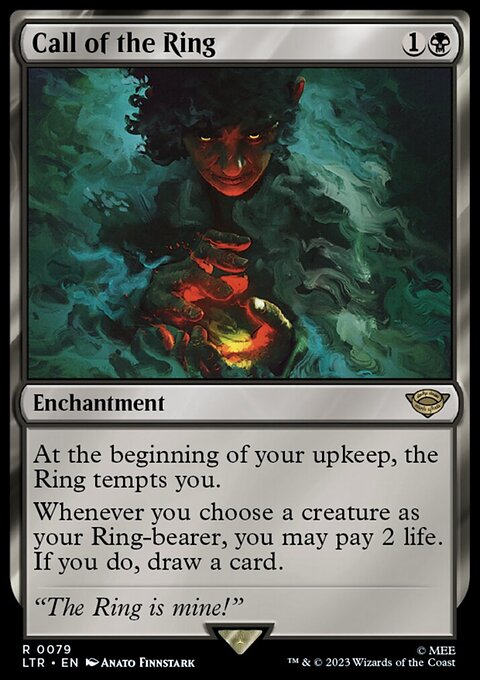 Call of the Ring, The Lord of the Rings: Tales of Middle-earth #79, Magic: The Gathering card