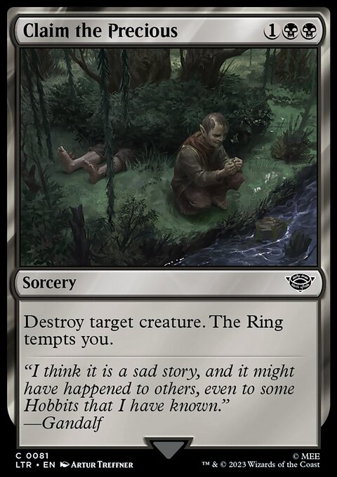 Claim the Precious, The Lord of the Rings: Tales of Middle-earth #81, Magic: The Gathering card