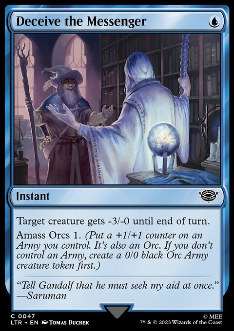 Deceive the Messenger, The Lord of the Rings: Tales of Middle-earth #47, Magic: The Gathering card