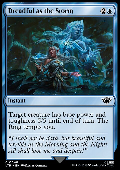 Dreadful as the Storm, The Lord of the Rings: Tales of Middle-earth #48, Magic: The Gathering card