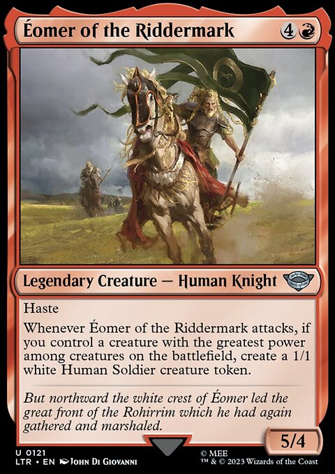 Éomer of the Riddermark, The Lord of the Rings: Tales of Middle-earth #121, Magic: The Gathering card