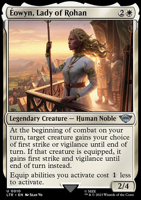 Éowyn, Lady of Rohan, The Lord of the Rings: Tales of Middle-earth #10, Magic: The Gathering card