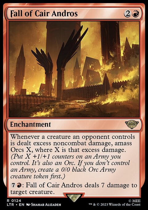 Fall of Cair Andros, The Lord of the Rings: Tales of Middle-earth #124, Magic: The Gathering card