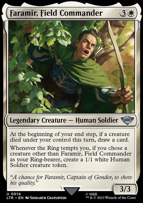 Faramir, Field Commander, The Lord of the Rings: Tales of Middle-earth #14, Magic: The Gathering card