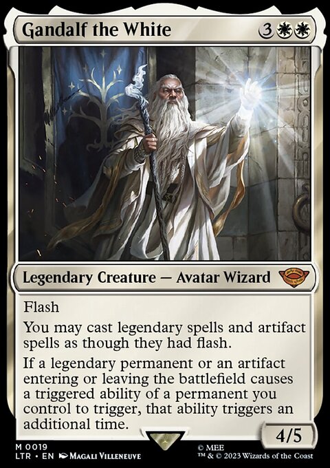 Gandalf the White, The Lord of the Rings: Tales of Middle-earth #19, Magic: The Gathering card