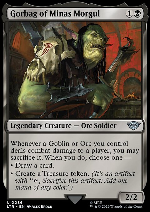 Gorbag of Minas Morgul, The Lord of the Rings: Tales of Middle-earth #86, Magic: The Gathering card