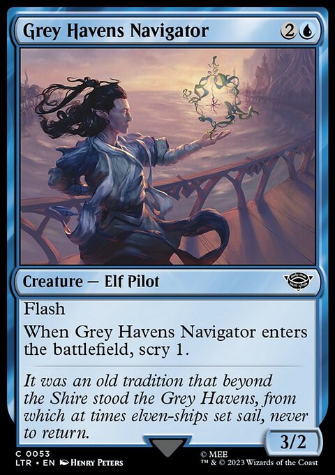 Grey Havens Navigator, The Lord of the Rings: Tales of Middle-earth #53, Magic: The Gathering card
