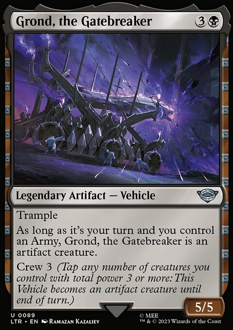 Grond, the Gatebreaker, The Lord of the Rings: Tales of Middle-earth #89, Magic: The Gathering card