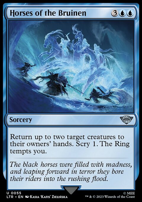 Horses of the Bruinen, The Lord of the Rings: Tales of Middle-earth #55, Magic: The Gathering card