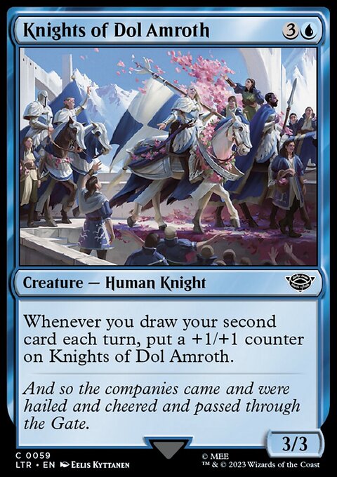Knights of Dol Amroth, The Lord of the Rings: Tales of Middle-earth #59, Magic: The Gathering card