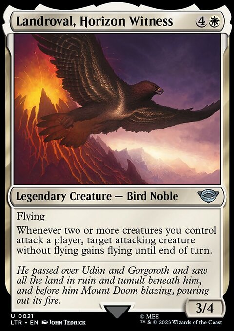 Landroval, Horizon Witness, The Lord of the Rings: Tales of Middle-earth #21, Magic: The Gathering card