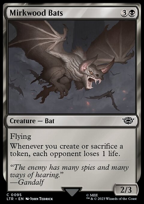 Mirkwood Bats, The Lord of the Rings: Tales of Middle-earth #95, Magic: The Gathering card