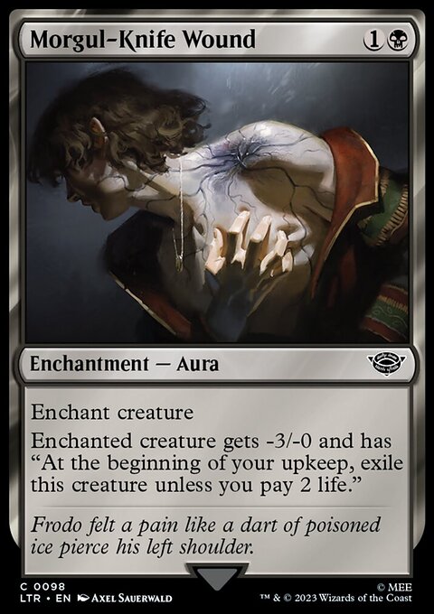 Morgul-Knife Wound, The Lord of the Rings: Tales of Middle-earth #98, Magic: The Gathering card