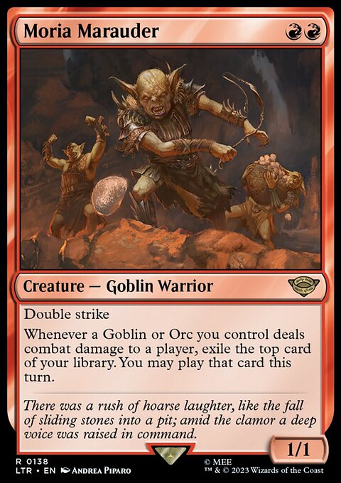 Moria Marauder, The Lord of the Rings: Tales of Middle-earth #138, Magic: The Gathering card