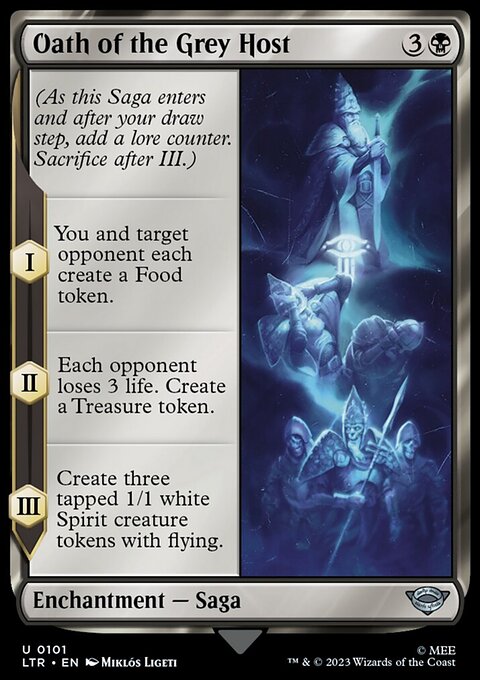 Oath of the Grey Host, The Lord of the Rings: Tales of Middle-earth #101, Magic: The Gathering card