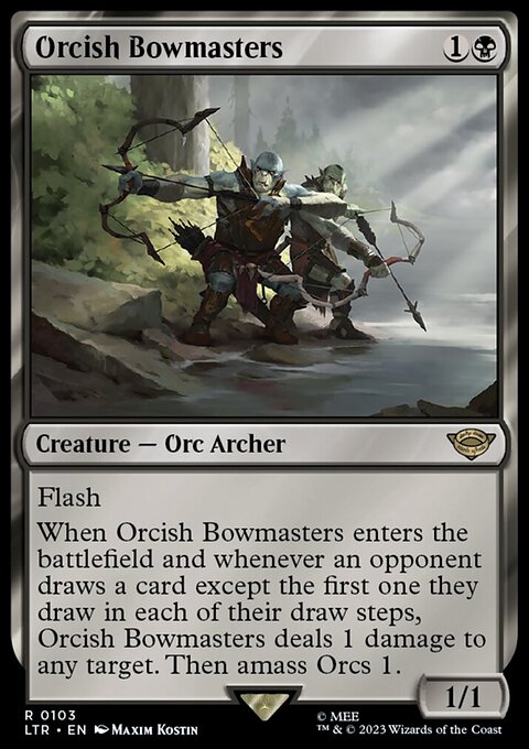 Orcish Bowmasters, The Lord of the Rings: Tales of Middle-earth #103, Magic: The Gathering card