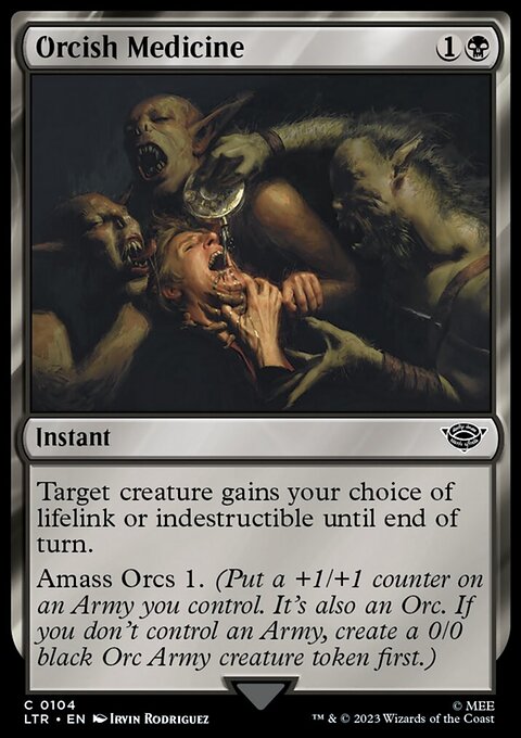 Orcish Medicine, The Lord of the Rings: Tales of Middle-earth #104, Magic: The Gathering card