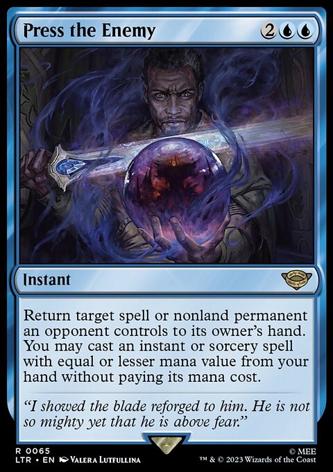 Press the Enemy, The Lord of the Rings: Tales of Middle-earth #65, Magic: The Gathering card