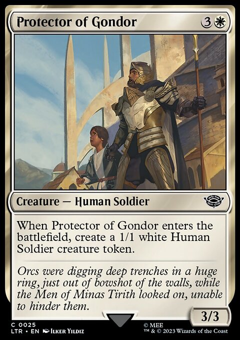 Protector of Gondor, The Lord of the Rings: Tales of Middle-earth #25, Magic: The Gathering card