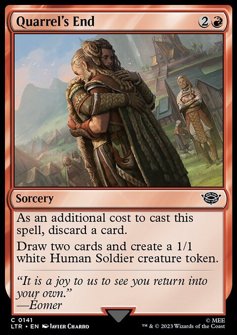 Quarrel's End, The Lord of the Rings: Tales of Middle-earth #141, Magic: The Gathering card