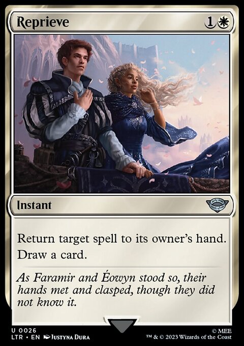 Reprieve, The Lord of the Rings: Tales of Middle-earth #26, Magic: The Gathering card