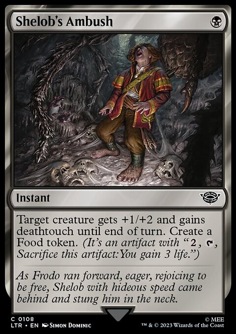 Shelob's Ambush, The Lord of the Rings: Tales of Middle-earth #108, Magic: The Gathering card