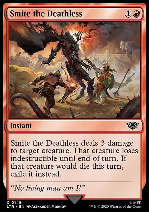 Smite the Deathless, The Lord of the Rings: Tales of Middle-earth #148, Magic: The Gathering card