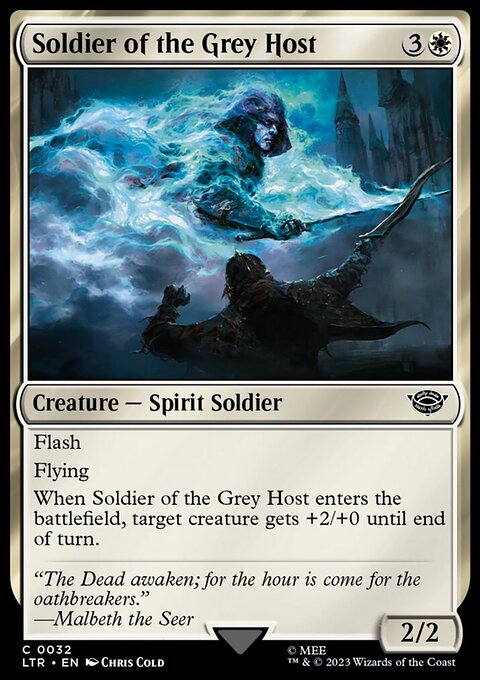 Soldier of the Grey Host, The Lord of the Rings: Tales of Middle-earth #32, Magic: The Gathering card