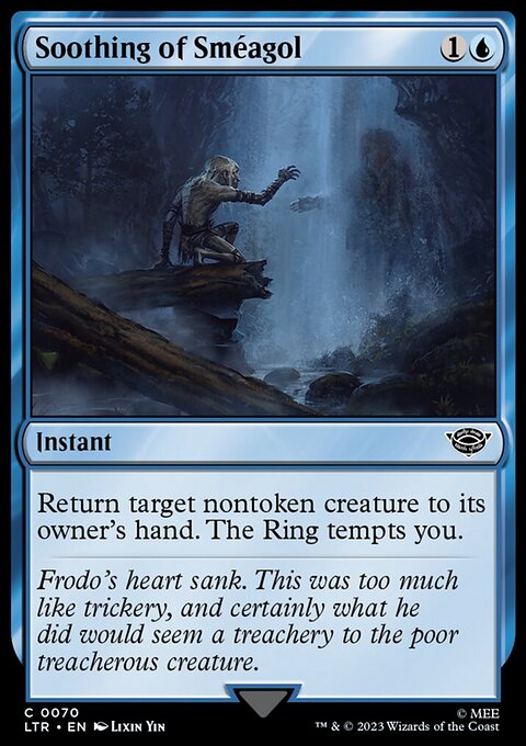 Soothing of Sméagol, The Lord of the Rings: Tales of Middle-earth #70, Magic: The Gathering card