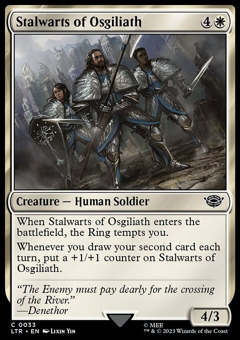 Stalwarts of Osgiliath, The Lord of the Rings: Tales of Middle-earth #33, Magic: The Gathering card