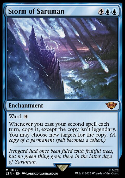 Storm of Saruman, The Lord of the Rings: Tales of Middle-earth #72, Magic: The Gathering card