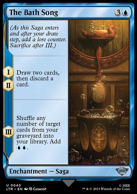 The Bath Song, The Lord of the Rings: Tales of Middle-earth #40, Magic: The Gathering card