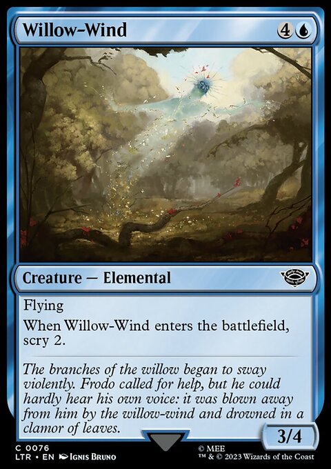 Willow-Wind, The Lord of the Rings: Tales of Middle-earth #76, Magic: The Gathering card